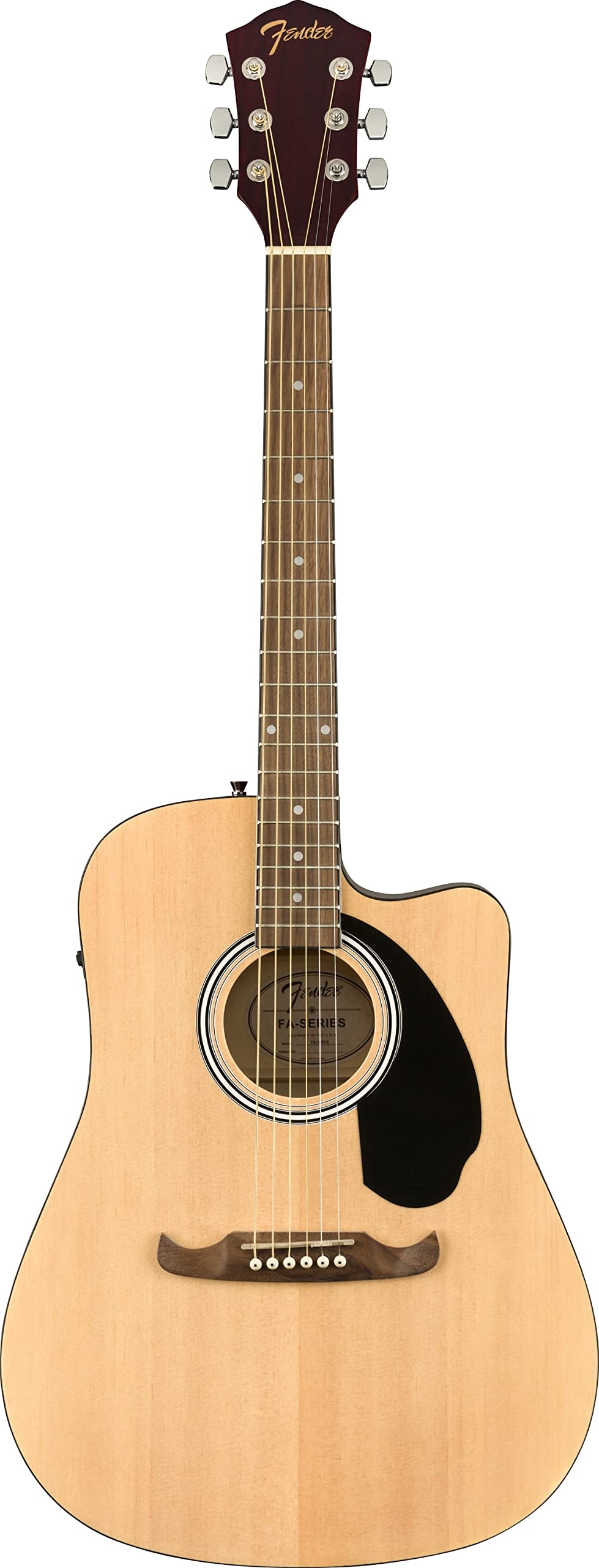 Amazon | Fender フェンダー エレアコ FA-125CE, Walnut Fingerboard