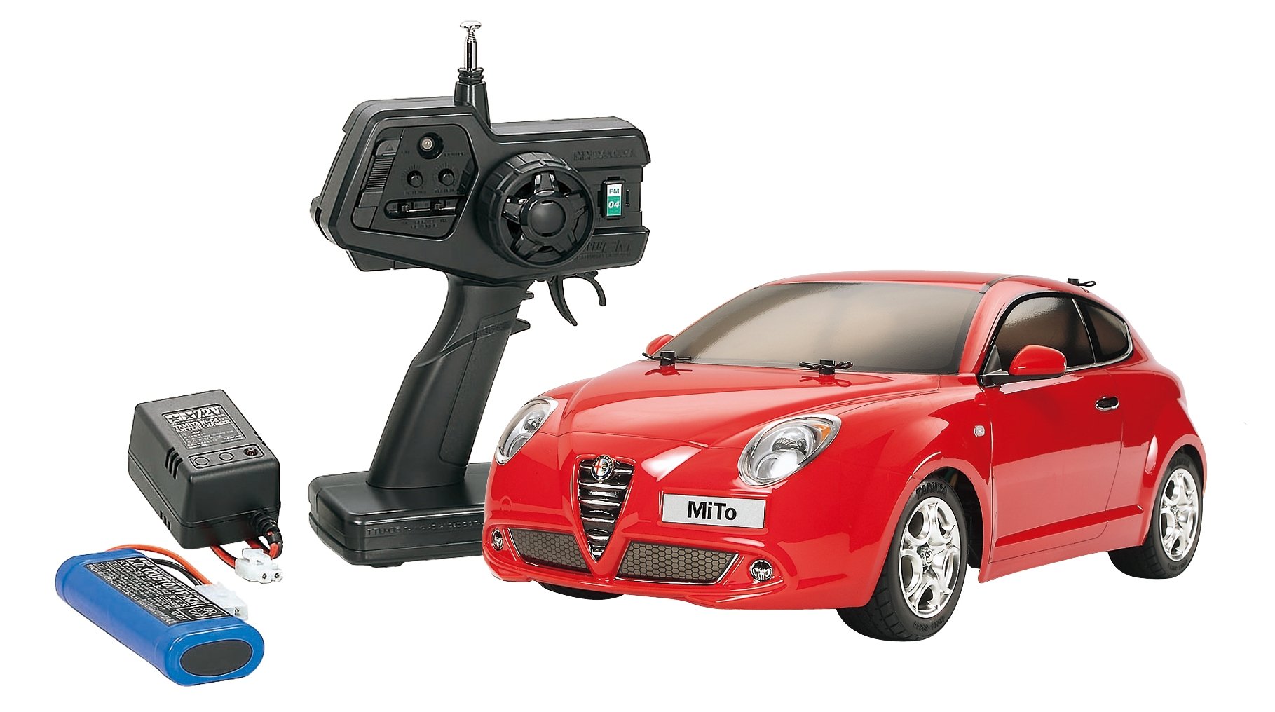 24時間だけ出品 1/10 アルファロメオ ミト スイッチ RTR 完全動作品 24