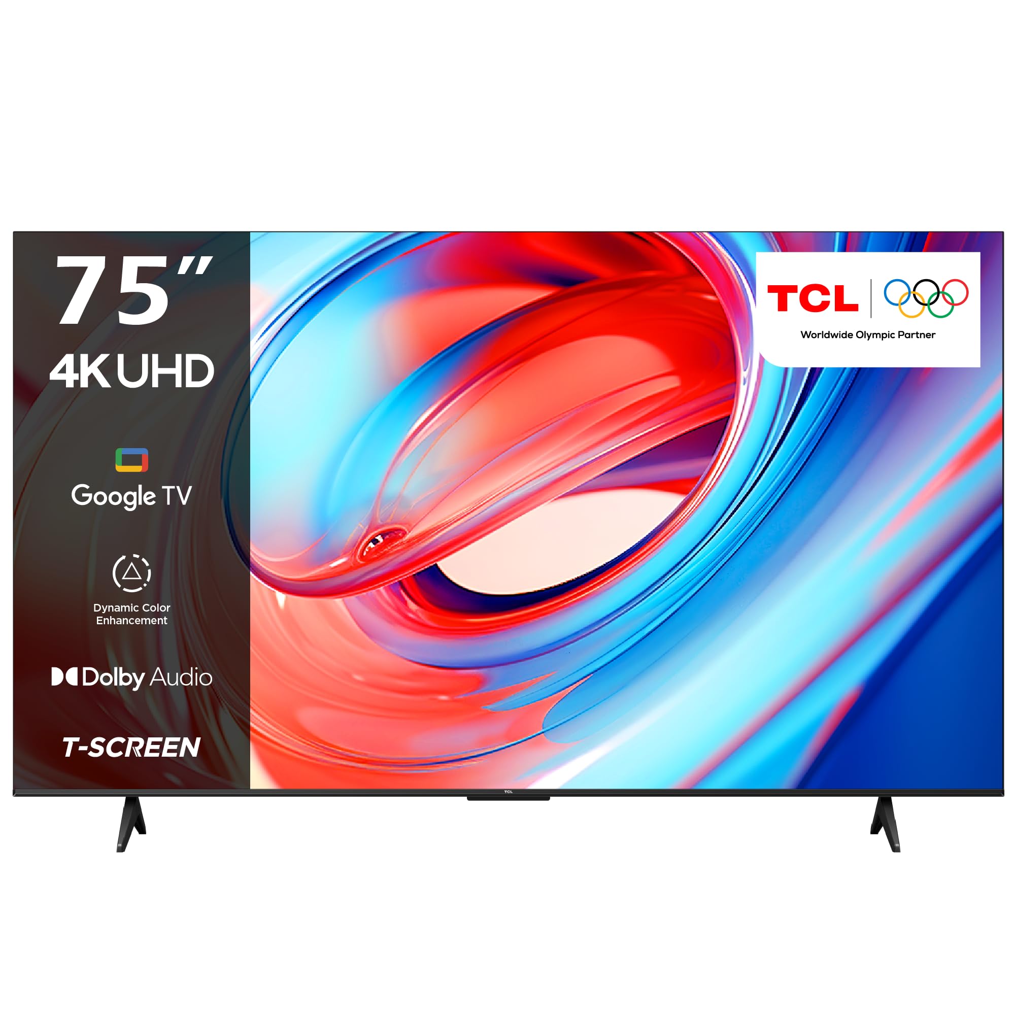 TCL television 75 Inch Smart TV 4K LED HDR 10 UHD Google TV, Dolby