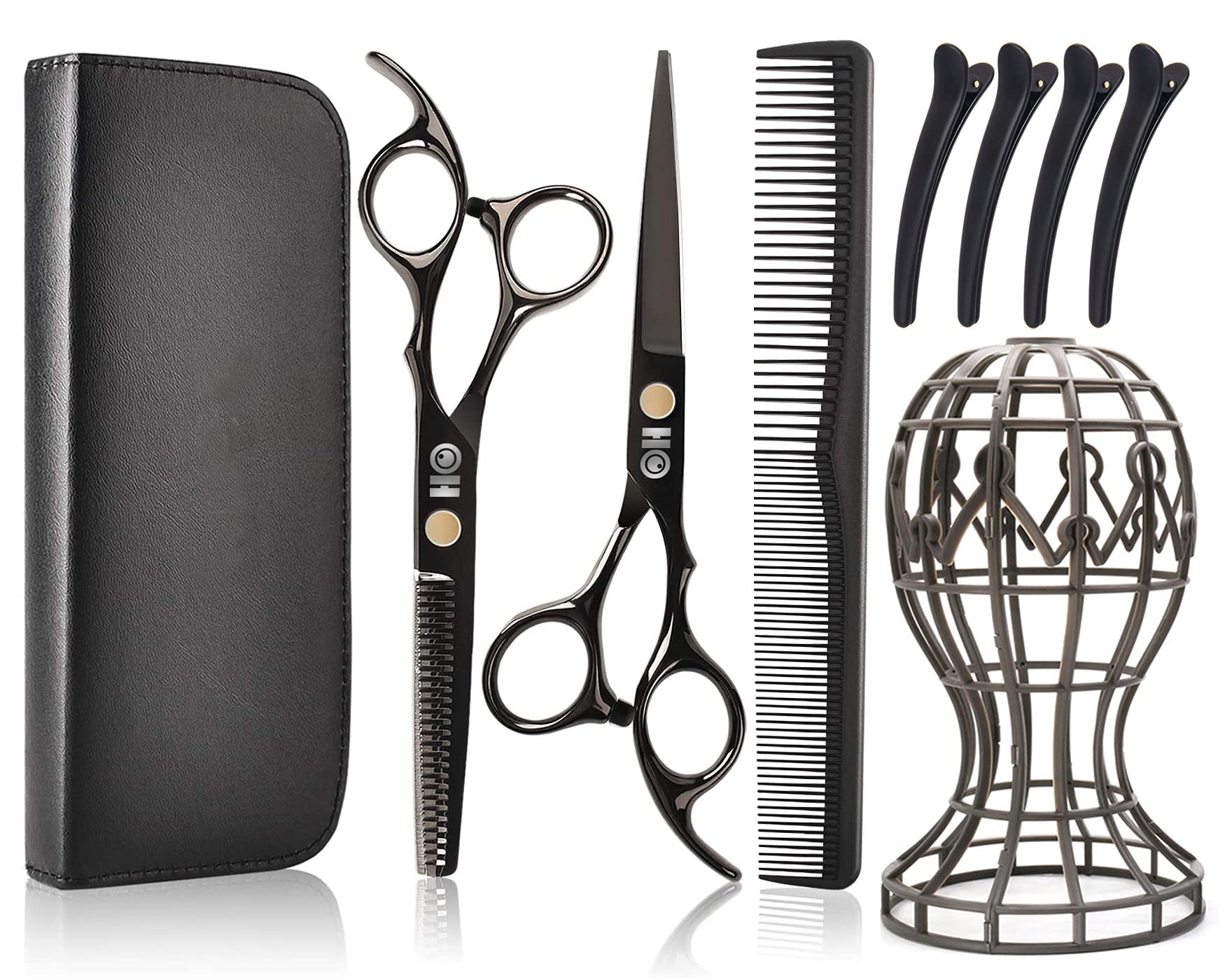 Amazon.co.jp: HOLOUN ウイッグ はさみ トリミングウィッグセット 散髪