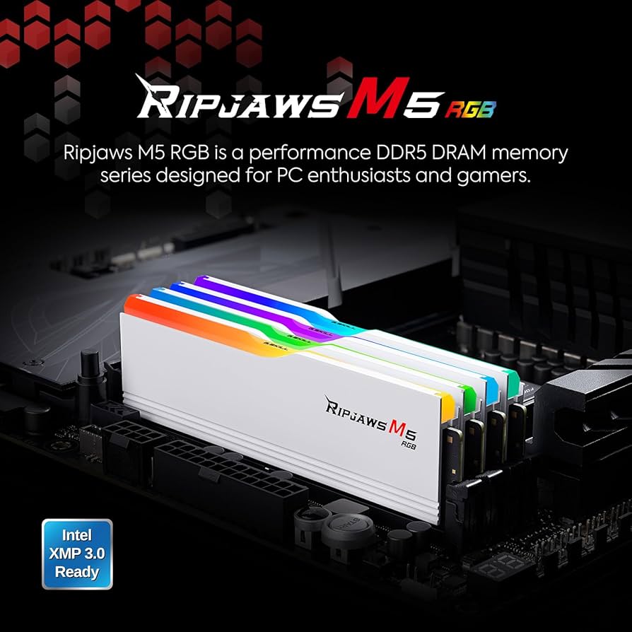 G.SKILL Ripjaws M5 RGB Series DDR5 RAM (Intel XMP 3.0) 32GB