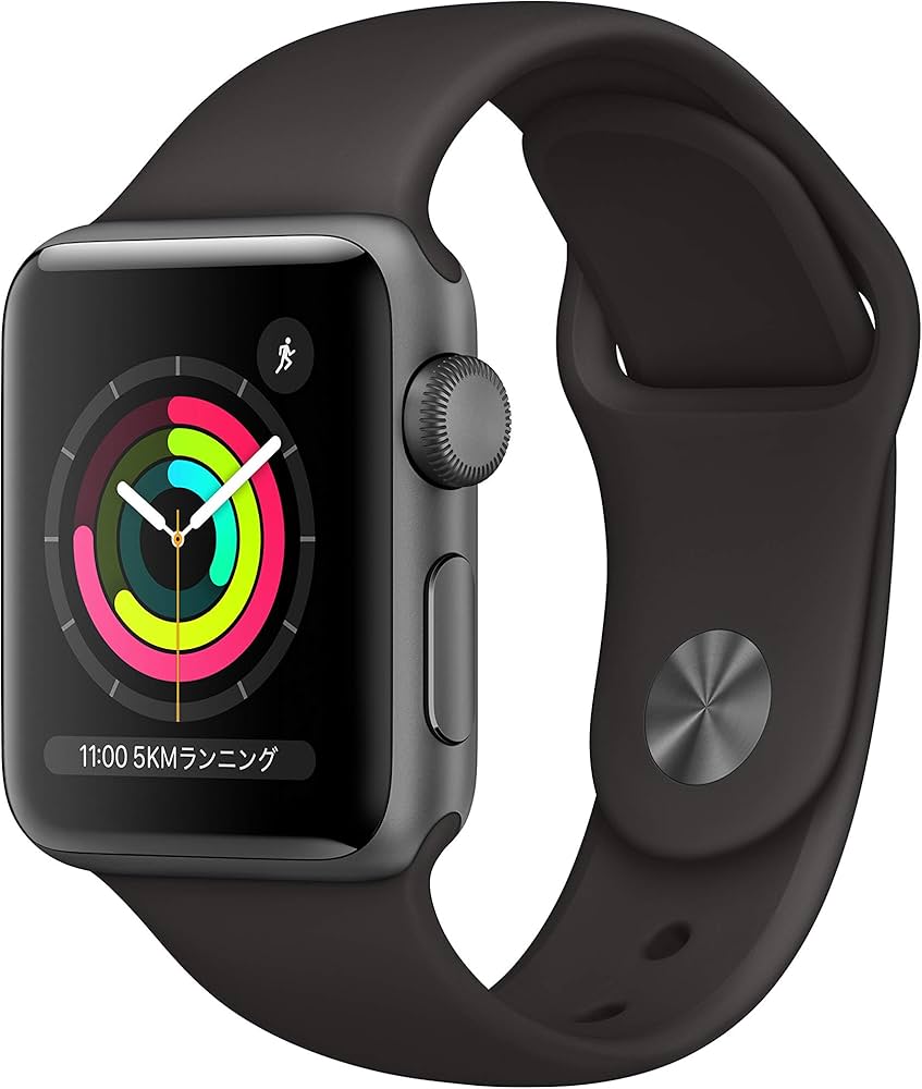 Amazon.co.jp: Apple Watch Series 3(GPSモデル)- 38mmスペースグレイ