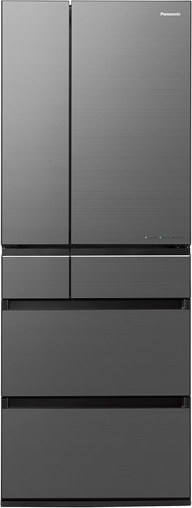 Amazon | パナソニック 冷蔵庫 6ドア 550L パーシャル搭載 ミスティ