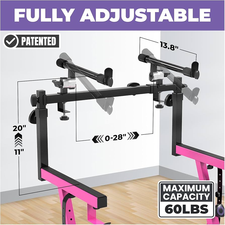 Amazon.co.jp: デュアルピアノキーボードスタンド 2段目付き - Z