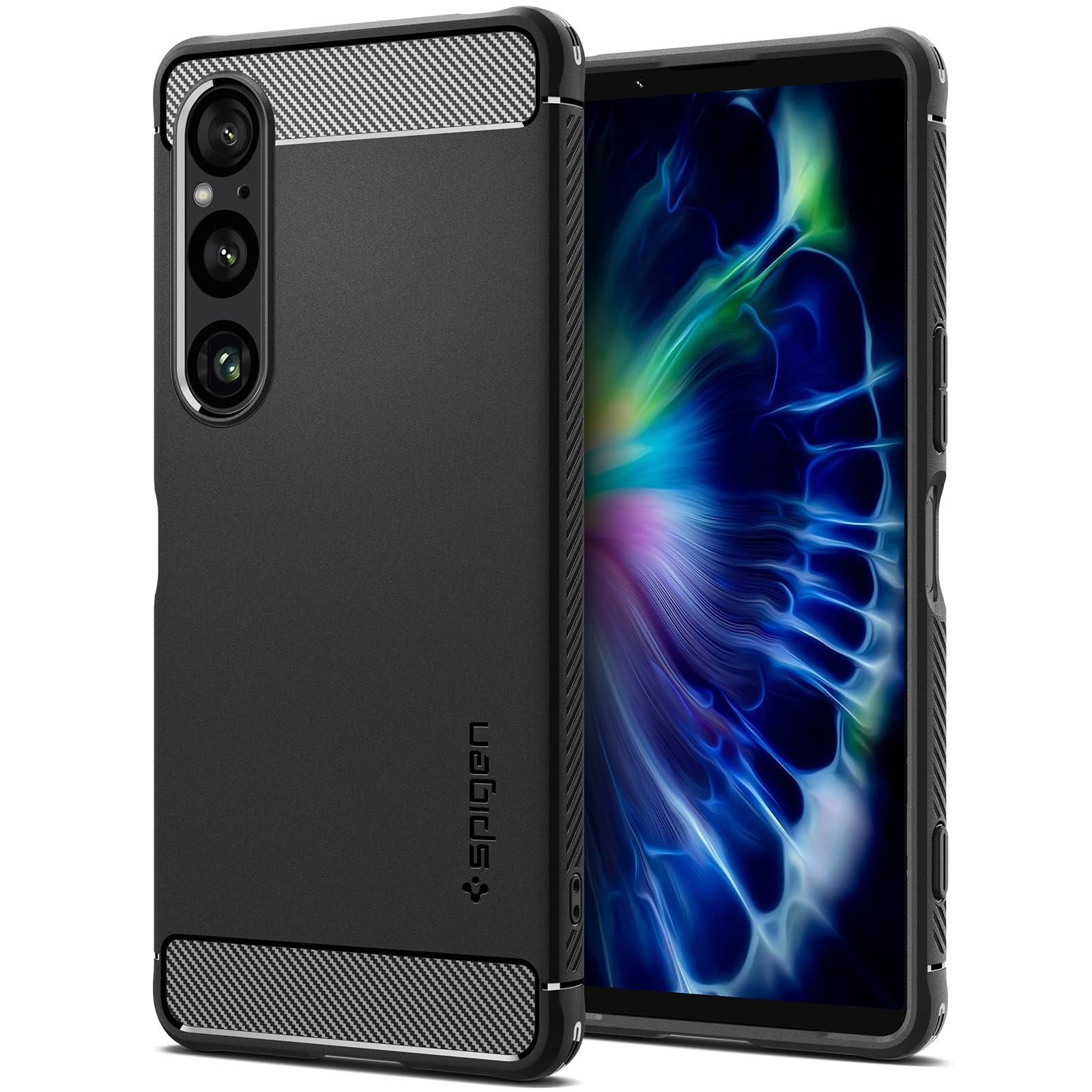 Amazon | Spigen Xperia 1 VI ケース ストラップホール TPU ソフト