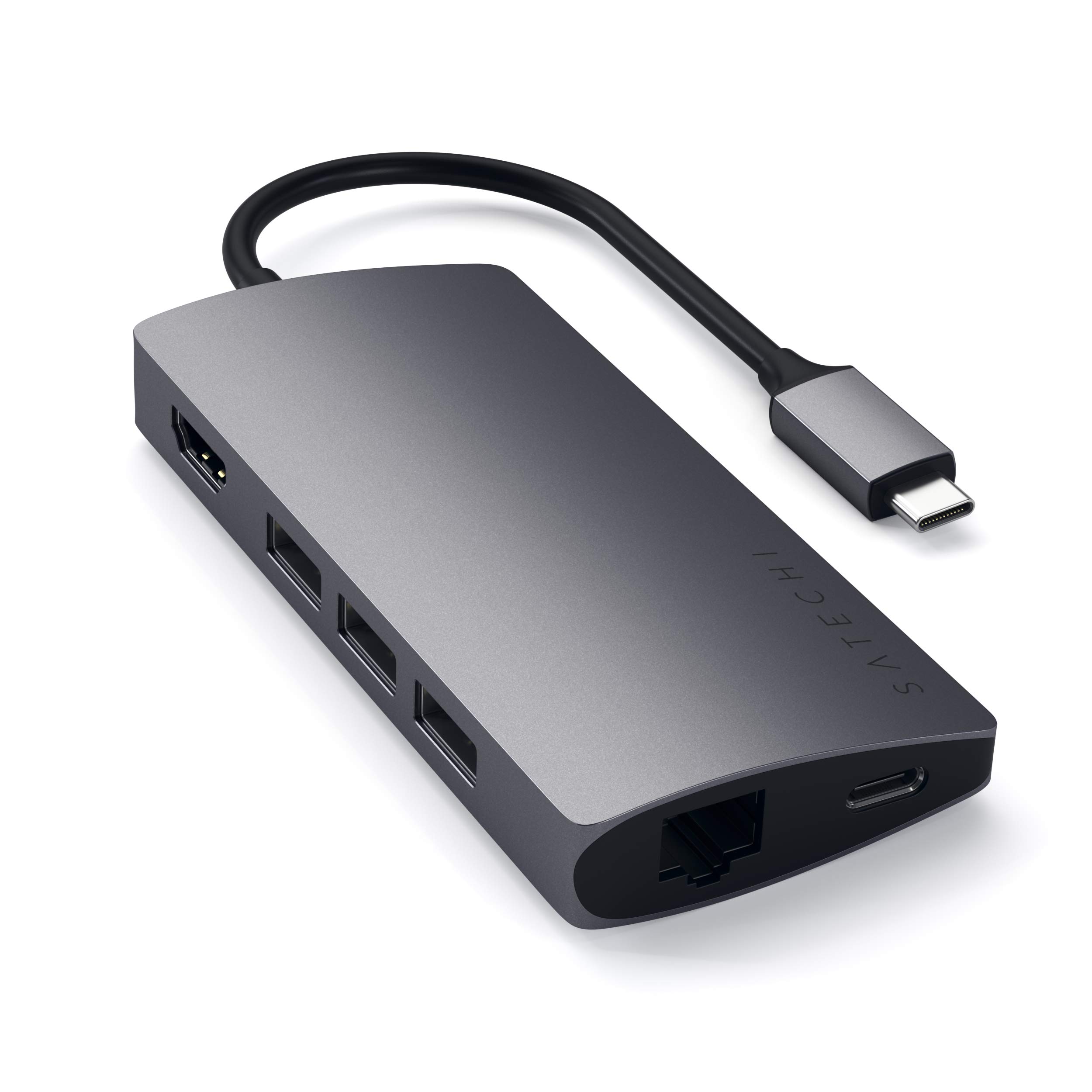Amazon.co.jp: Satechi V2 Multi USB-C Hub 8-in-1 (Space Gray) 4K