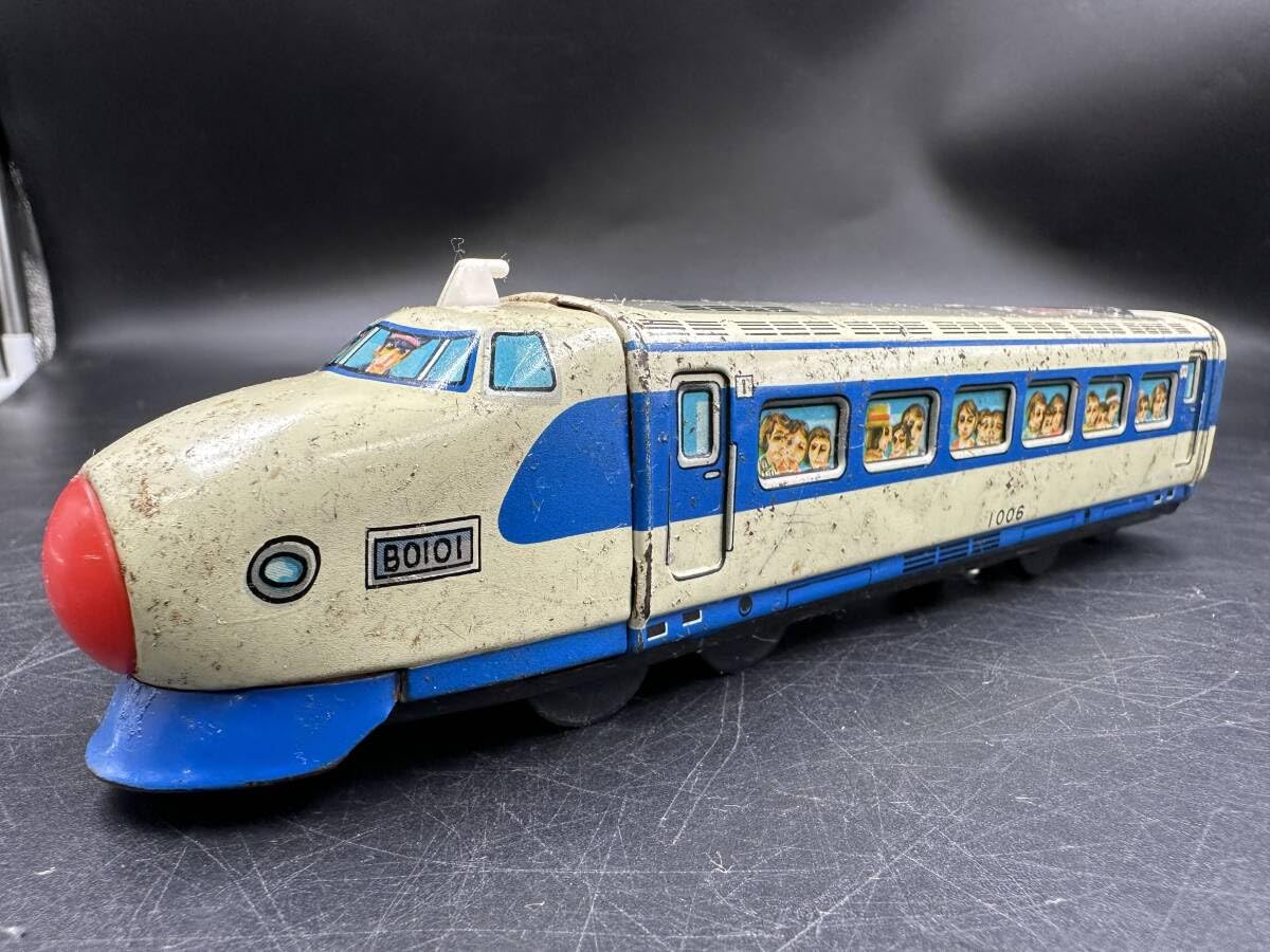 Amazon.co.jp: 当時物 ブリキ 新幹線 ひかり号 イチコー レトロ : おもちゃ