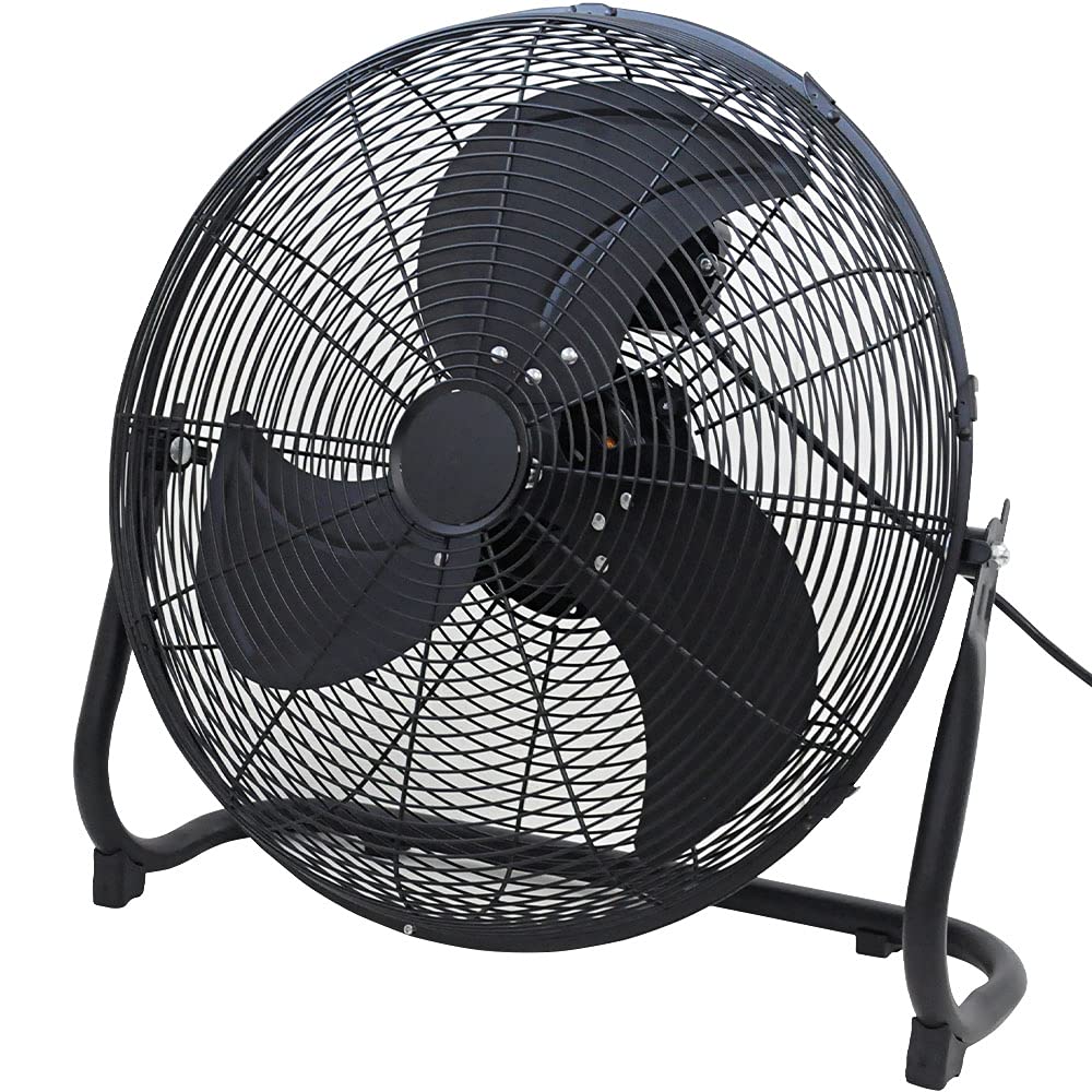 Amazon.co.jp: SUGGEST フロア扇 43cm 扇風機 大型 業務用 工場扇 工業