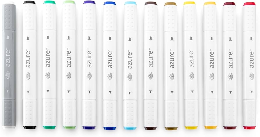 Amazon.com: Royal & Langnickel Azure, 13pc Dual-Tip, Alcohol Based