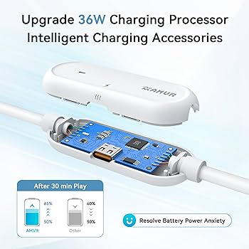 Amazon.co.jp: AMVR Linkケーブル 5m 急速充電Compatible with Quest3S