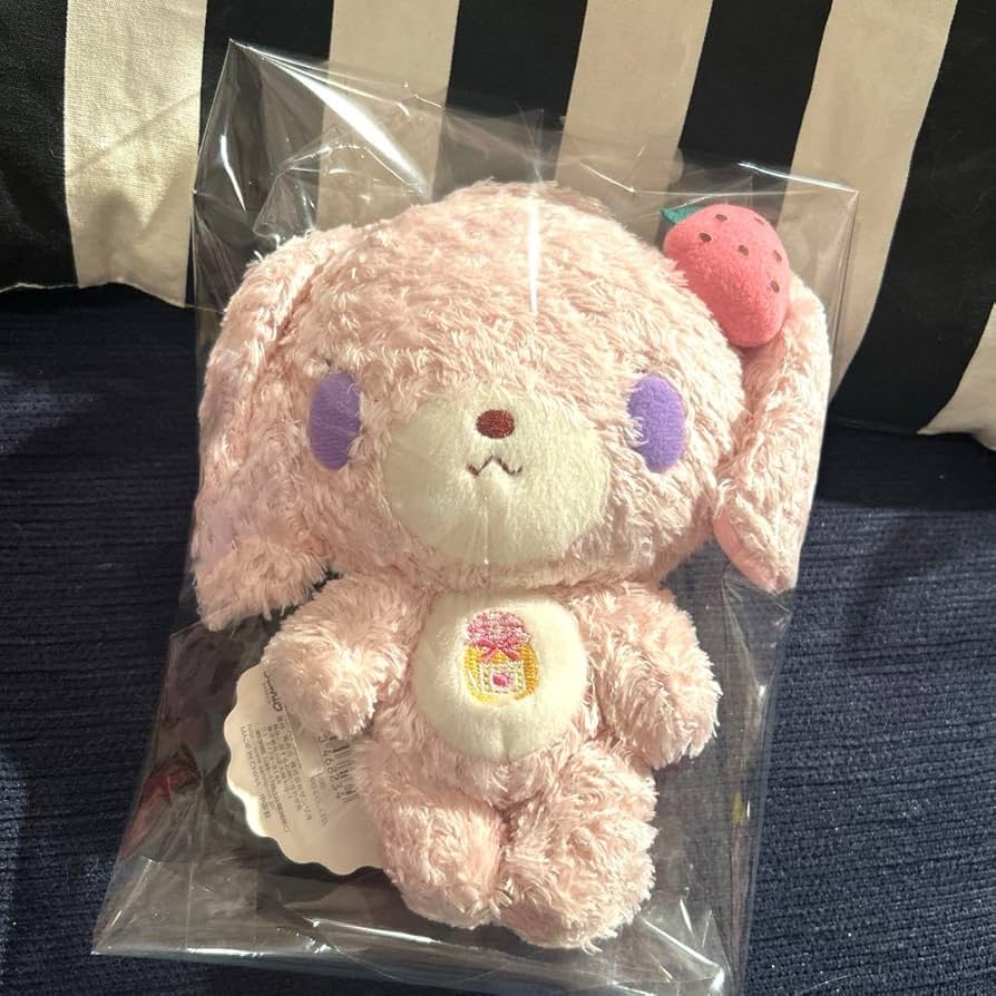サンリオ シュガーバニーズ ぬいぐるみ ストロベリーうさ 刺繍 Amazon