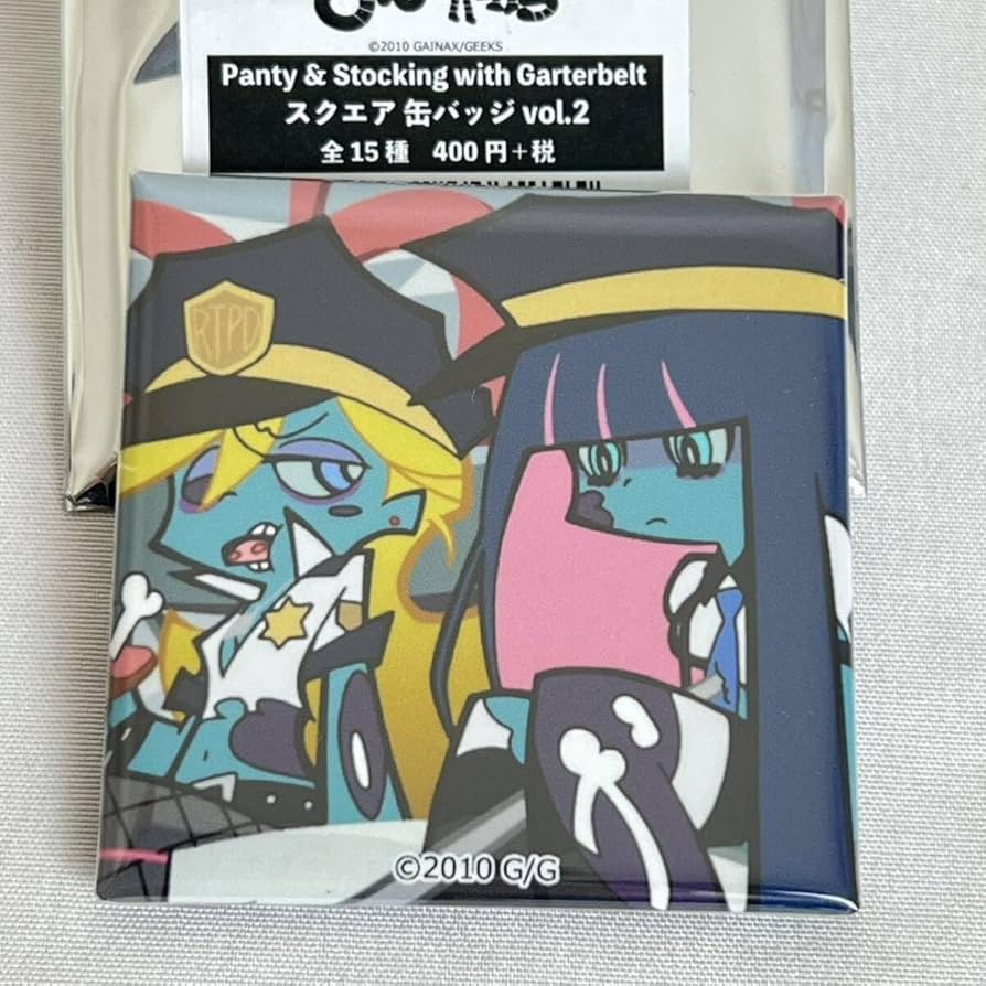 Amazon.co.jp: Panty&Stocking with Garterbelt スクエア缶バッジ vol2