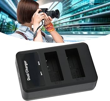 Amazon | カメラバッテリー充電ステーション、8.4V交換用USBカメラ