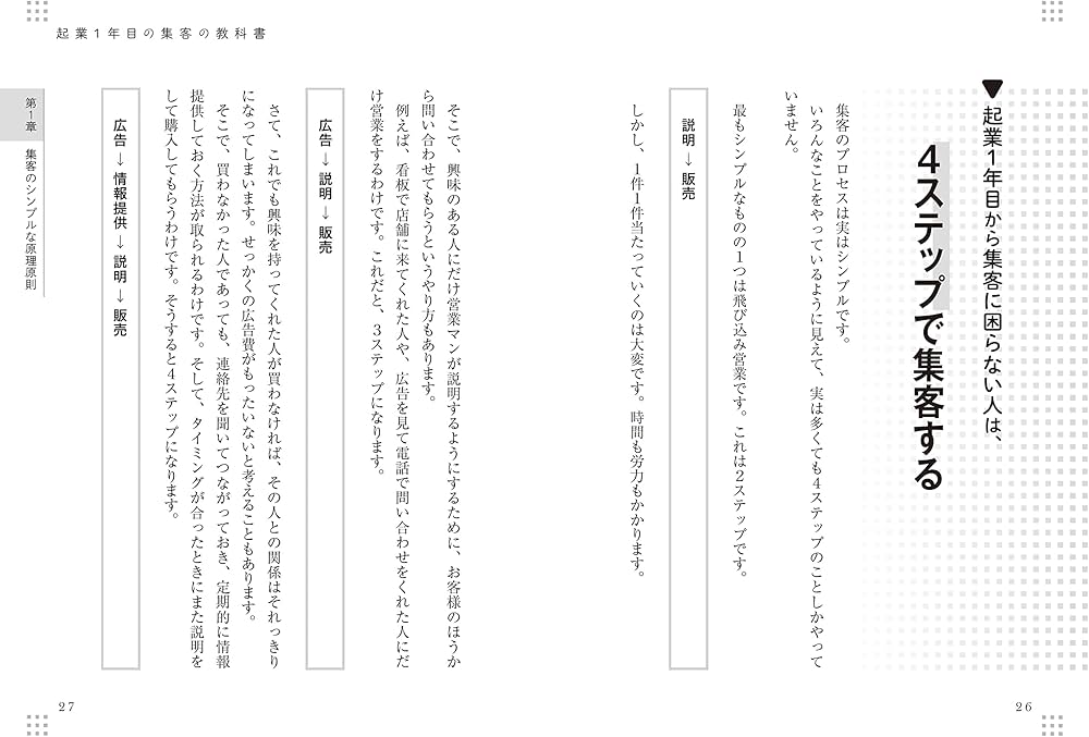 Amazon.co.jp: 誰でも無理なく継続的にお客様が集まる 起業1年目の集客