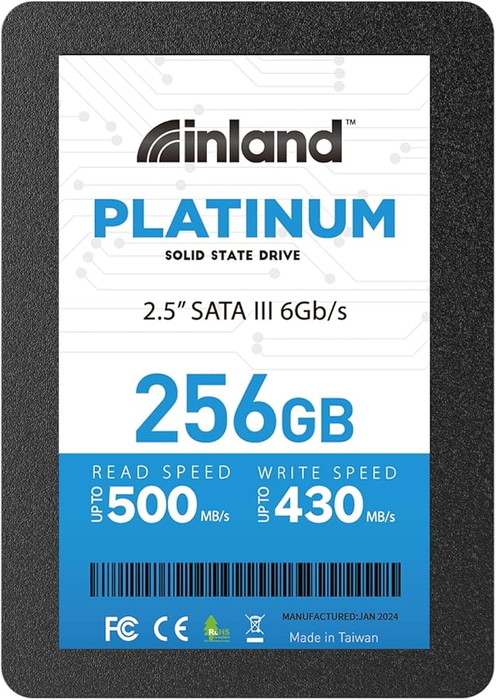 Amazon.com: Inland Platinum 256GB SSD SATA III 6Gb/s 2.5
