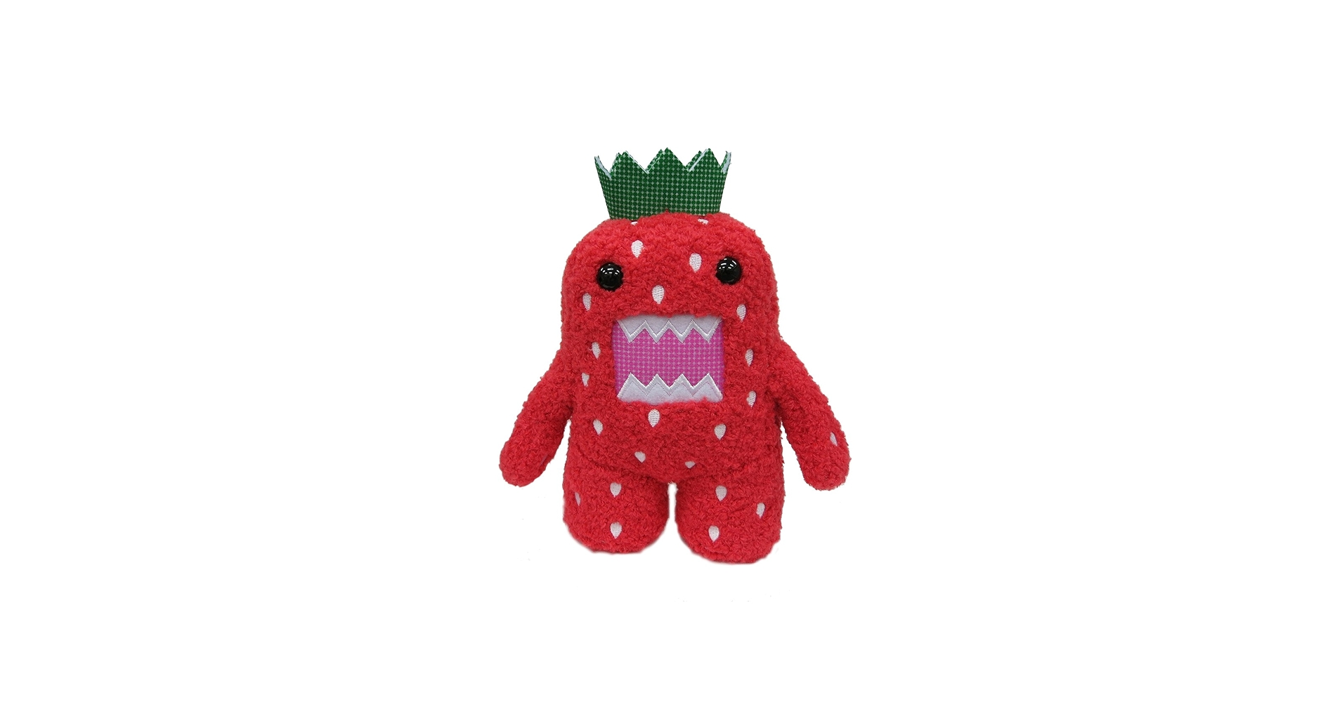 Amazon.co.jp: どーもくん 15周年 イチゴ ぬいぐるみS 高さ20cm : おもちゃ