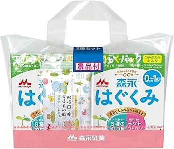 Amazon.co.jp: 森永 はぐくみ エコらくパック つめかえ用 1600g (400g