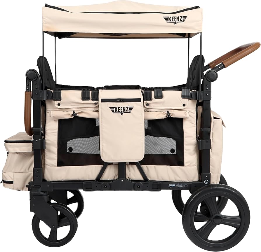 Amazon.com : Keenz VYOO Stroller Wagon with Canopy - Foldable