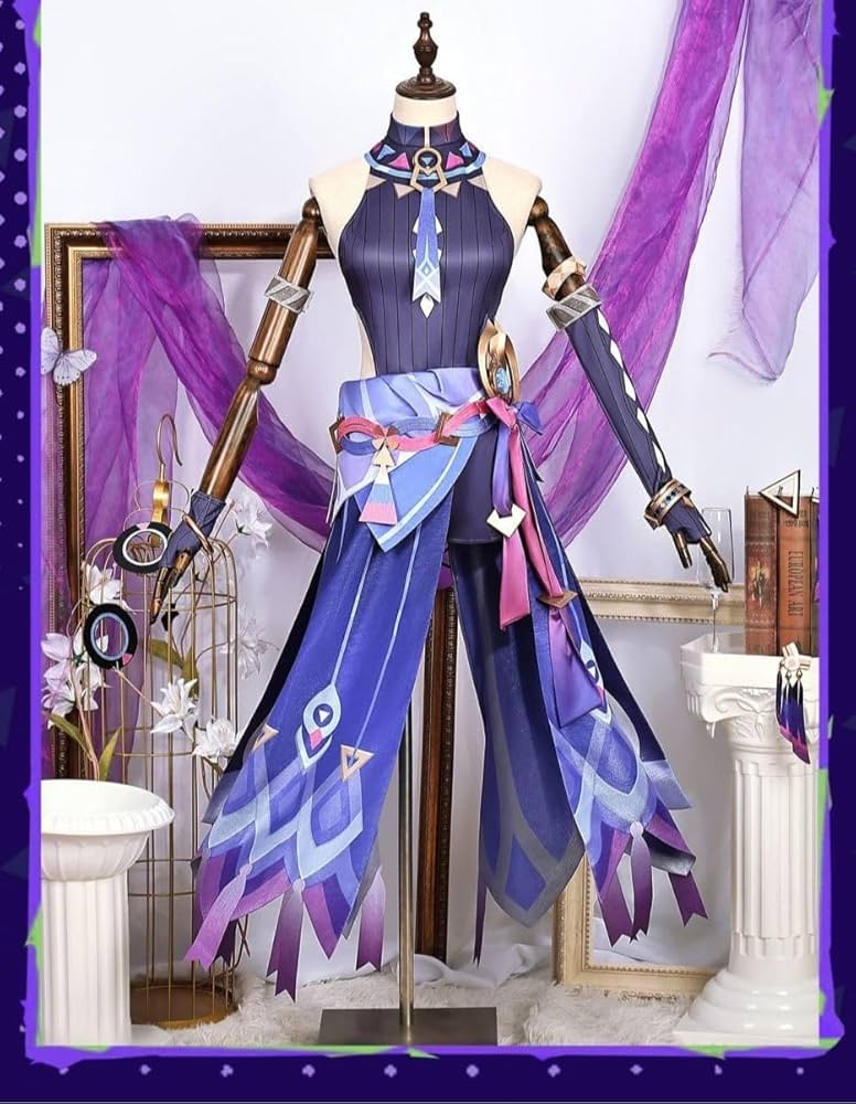 Amazon.co.jp: [りん] 原神 シトラリ コスプレ衣装 戦闘服 豪華版