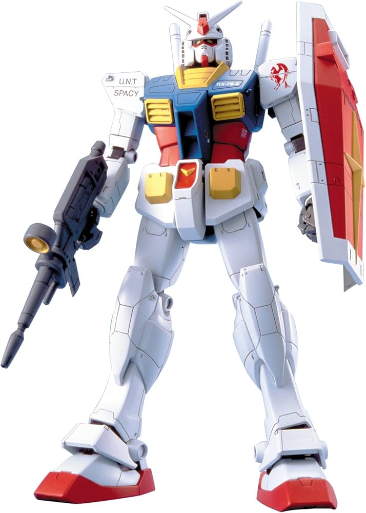 Amazon.com: RX-78-2 Gundam Mobile Suit Gundam, Bandai MG 1/100