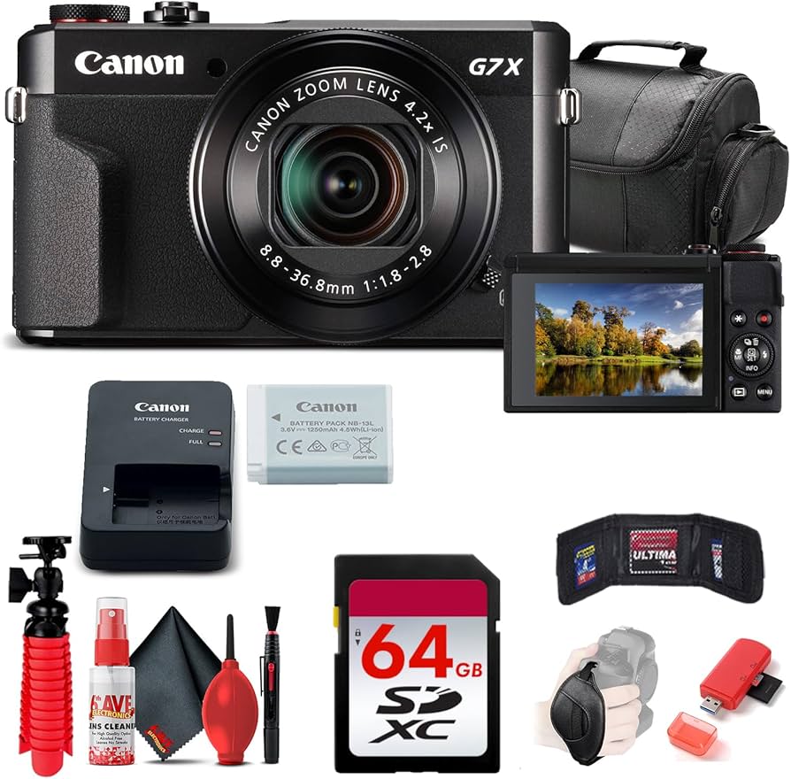 Amazon.com : Canon PowerShot G7 X Mark II Digital Camera (1066C001