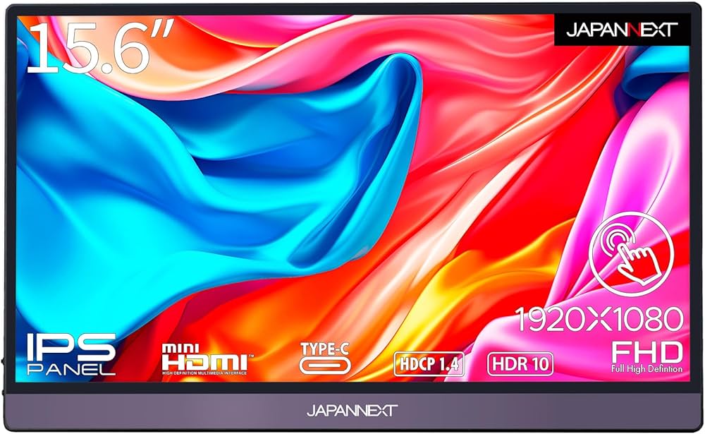 Amazon.co.jp: JAPANNEXT 15.6 inch Touch Screen Full HD (1920x1080