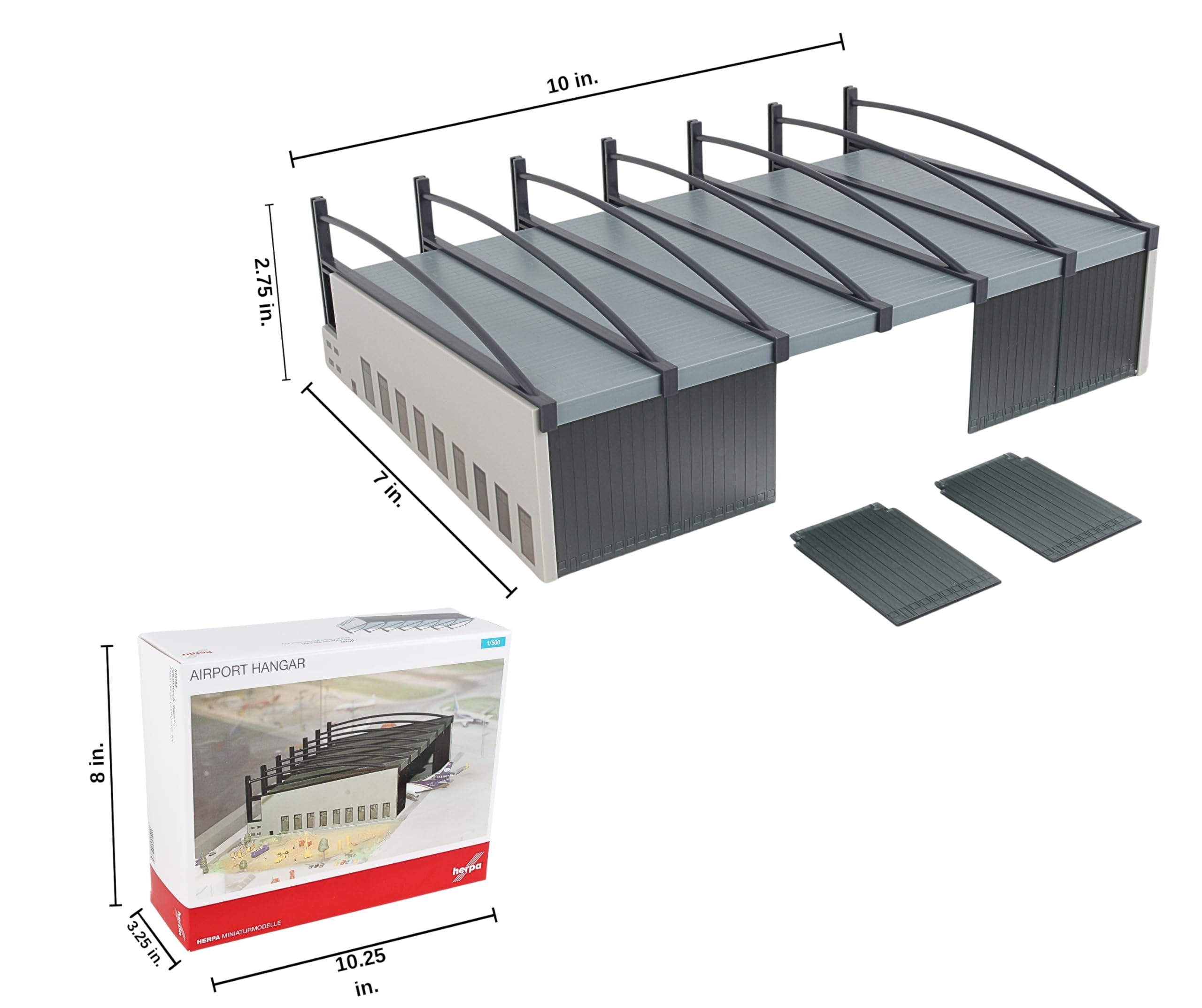 Amazon | ヘルパ 1/500 エアポートハンガー組み立てキット(21ピース