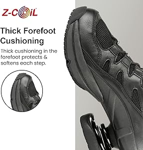 Amazon.co.jp: Z-CoiL メンズ Freedom Pain-Relief Footwear、ブラック
