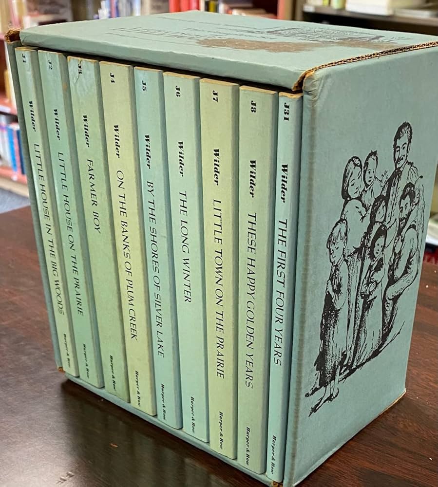 Vintage Little House Children's Books Complete Series 9 Book Boxed