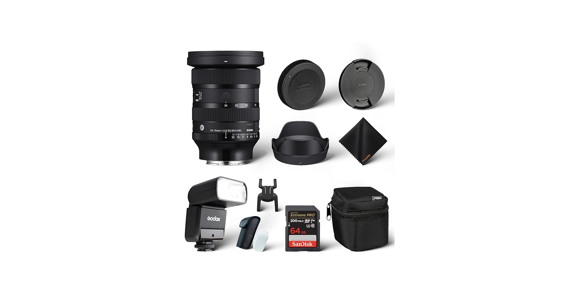 Amazon.com : Sigma 24-70mm f2.8 DG DN II Art Lens Sony E, Full