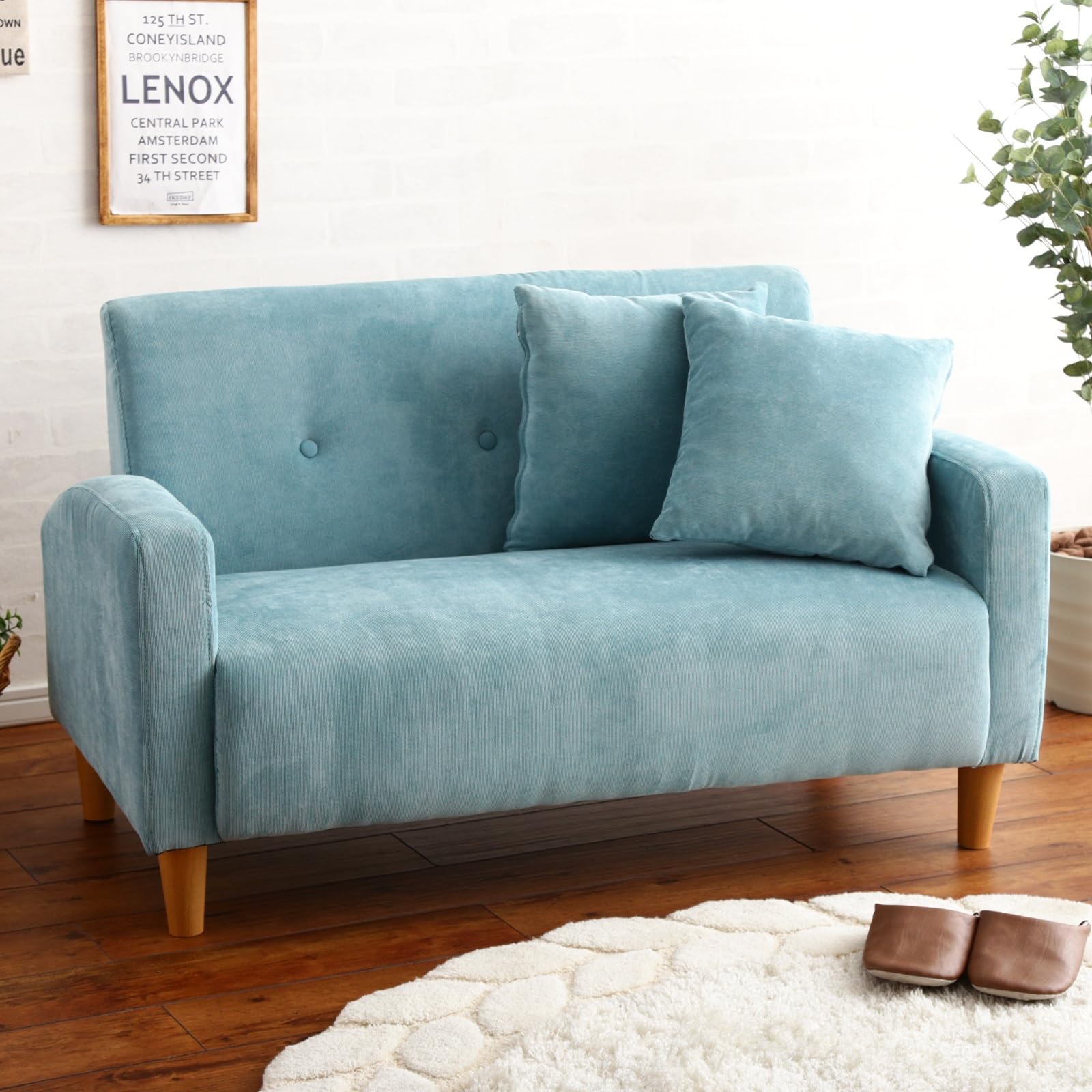 Amazon｜家具350 ソファ ソファー 2人掛けソファ 2人掛けソファー 2人