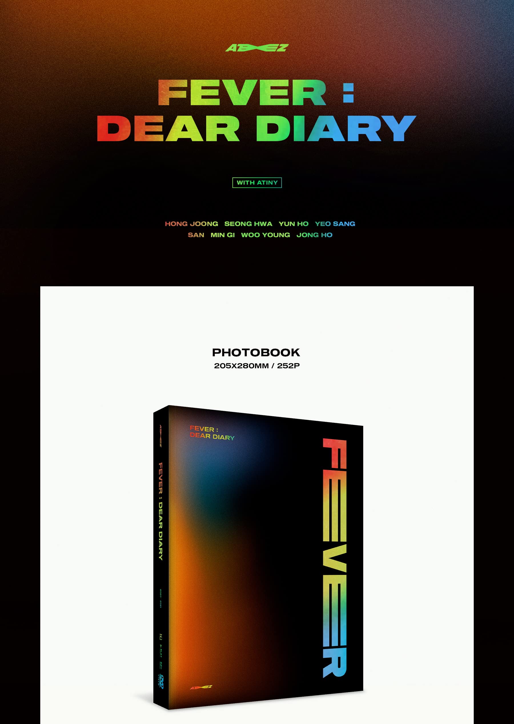 Amazon.com: Dreamus [DVD] ATEEZ - FEVER : DEAR DIARY DVD +