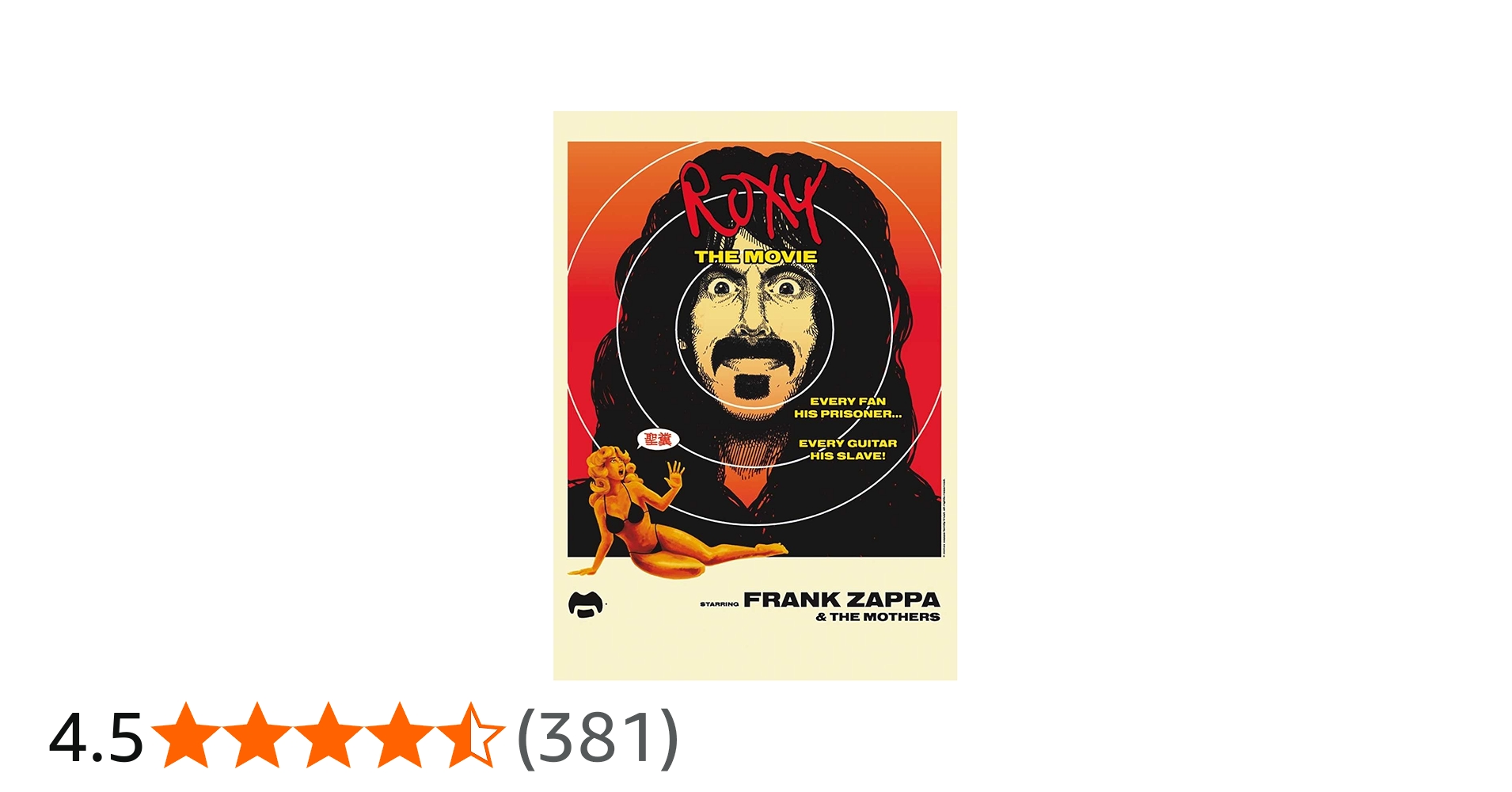 Frank Zappa: Roxy - The Movie [DVD] [NTSC]: Amazon.co.uk: Frank