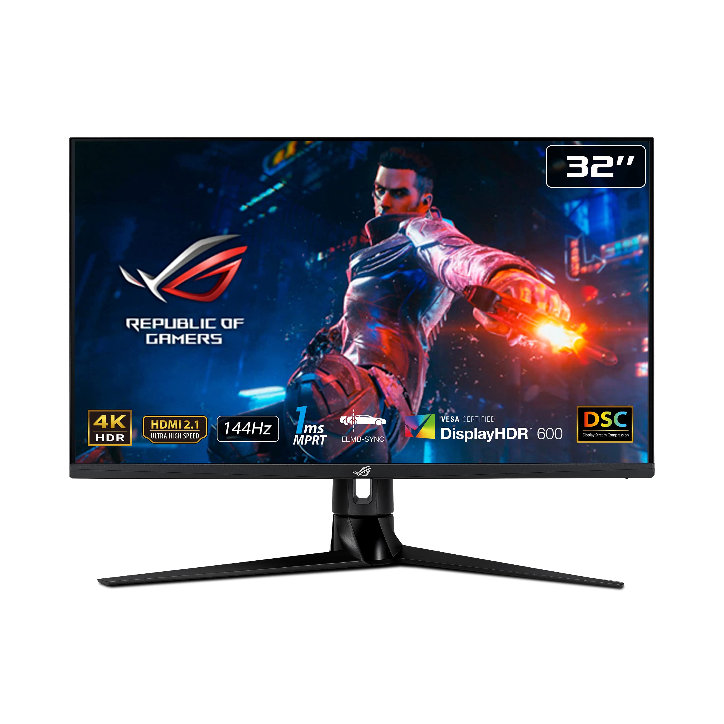 Amazon.com: ASUS ROG Swift PG32UQ 32” 4K HDR 144Hz DSC HDMI 2.1
