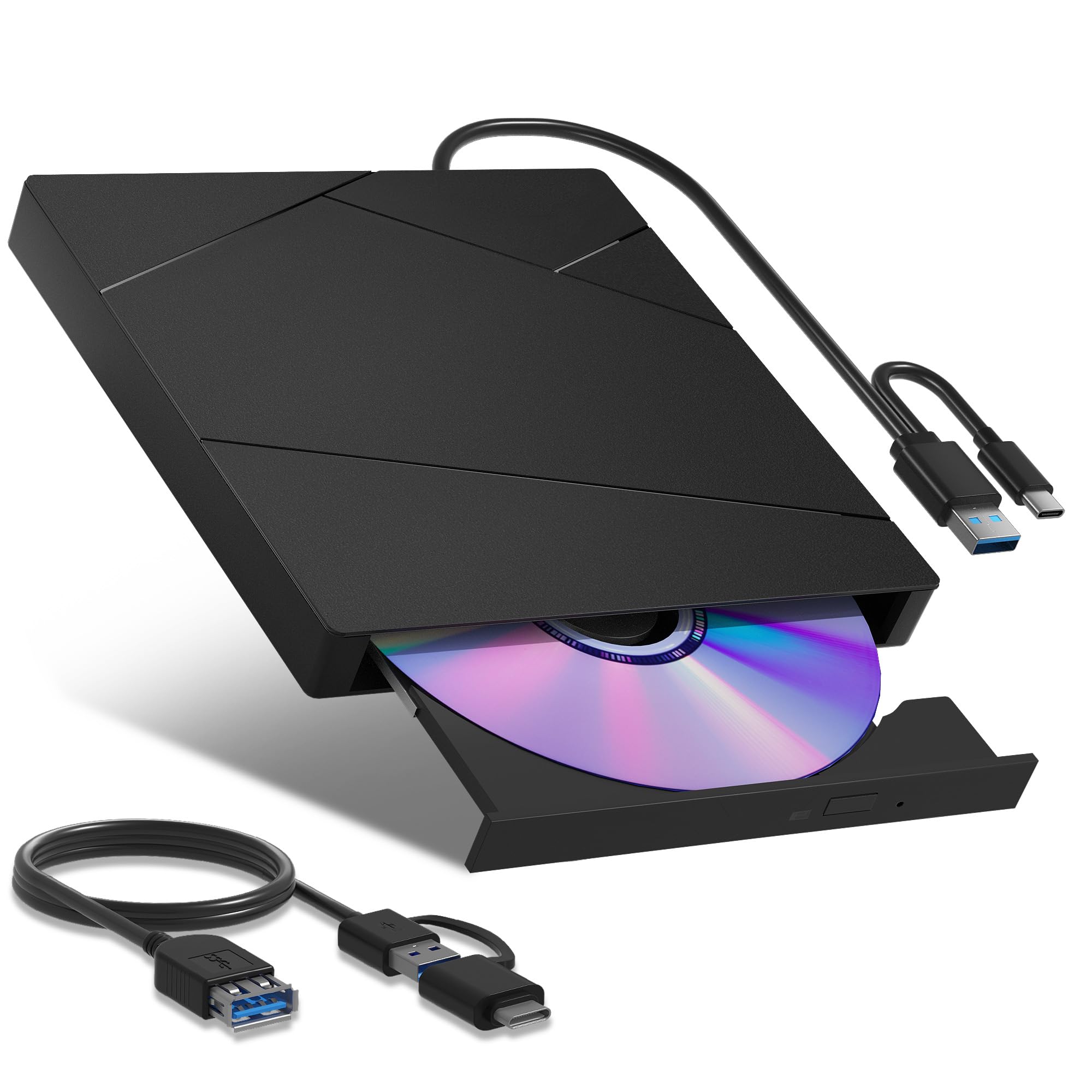 Amazon.com: Wbacon External Blu-ray Drive, External Blueray/DVD