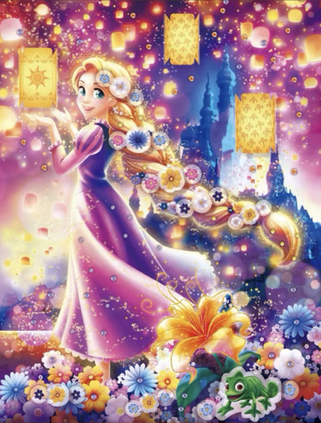 Amazon | Eiialerm 5D ダイヤモンドペインティング ナンバーキット花