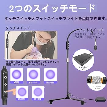 Amazon.co.jp: UV LEDライト マツエク専用 マツエク グルー硬化ライト