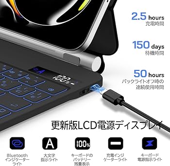Amazon.co.jp: マジックキーボード 2024 11インチ iPad Pro (M4) 対応