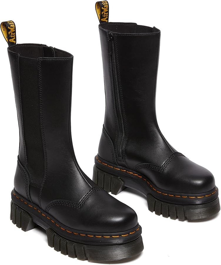 Amazon.com | Dr. Martens Audrick Chelsea Tall Black UK 3 (US