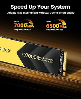 Amazon.com: ORICO 2TB NVMe SSD PCIe 4.0- Up to 7000MB/s, M.2 SSD
