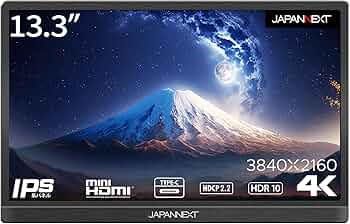 Amazon.co.jp: JAPANNEXT 13.3インチ モバイルモニター IPS パネル 4K