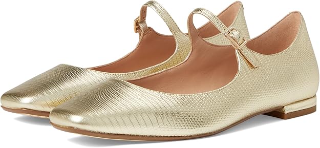 Amazon.co.jp: Cole Haan ブリッジ メリージェーン バレエ, ゴールド