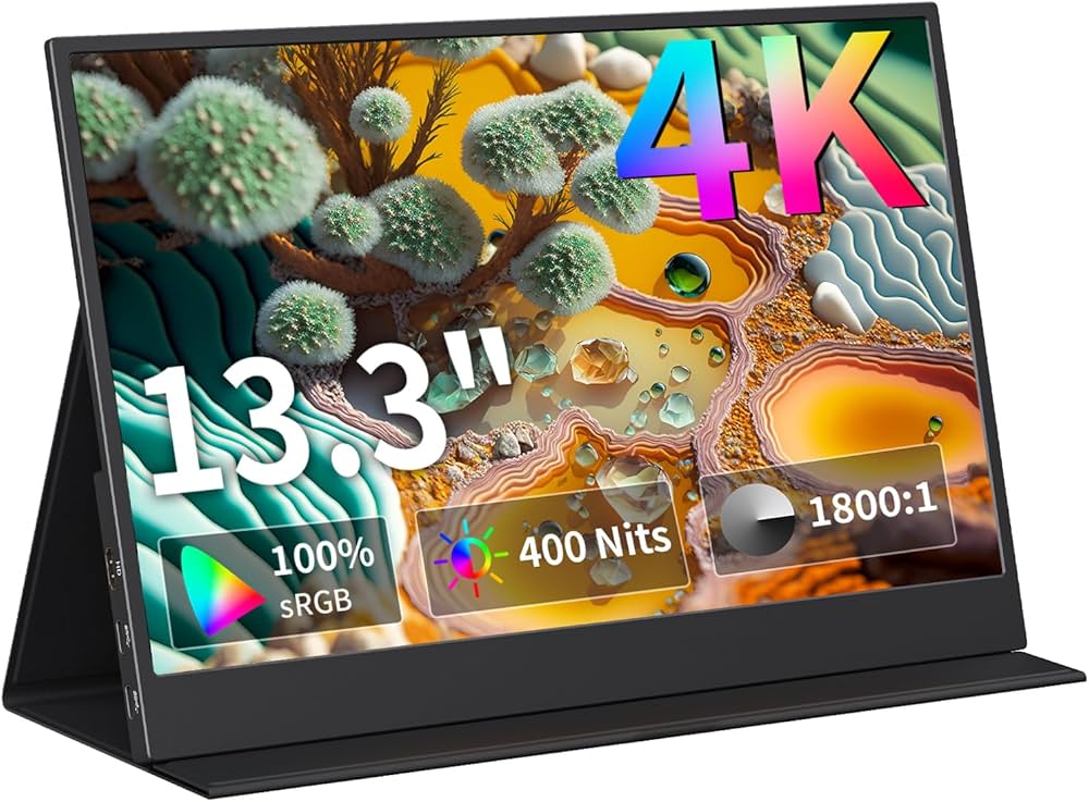 Amazon.co.jp: KEEPTIME モバイルモニター 13.3インチ 4K モバイル