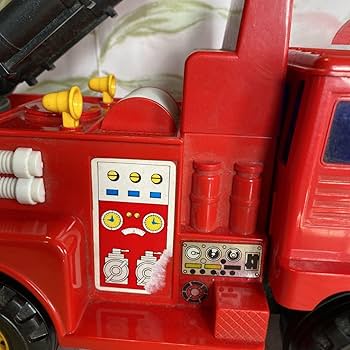 Amazon.co.jp: 当時物 玩具 乗り物 消防車 スーパー消防車 はしご消防