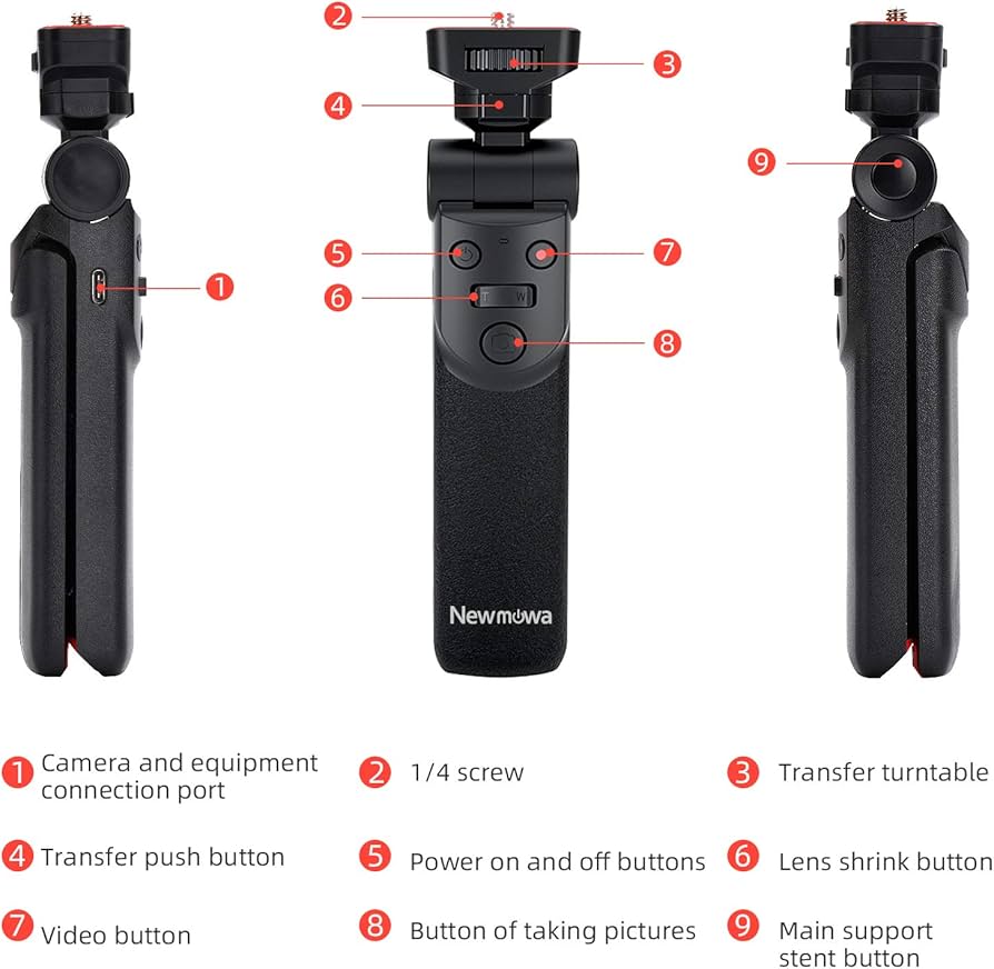 Amazon.com : Newmowa Mini Shooting Grip vlog Camera Grip for Sony