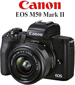Amazon | Canon ミラーレス一眼カメラ EOS M50 Mark II 24.1MP
