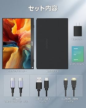 Amazon.co.jp: Intehill モバイルモニター 15.6 インチ 持ち運び