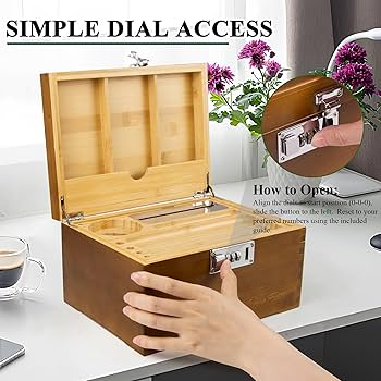 Amazon.com: Lockable Storage Box with Combination Lock – Compact