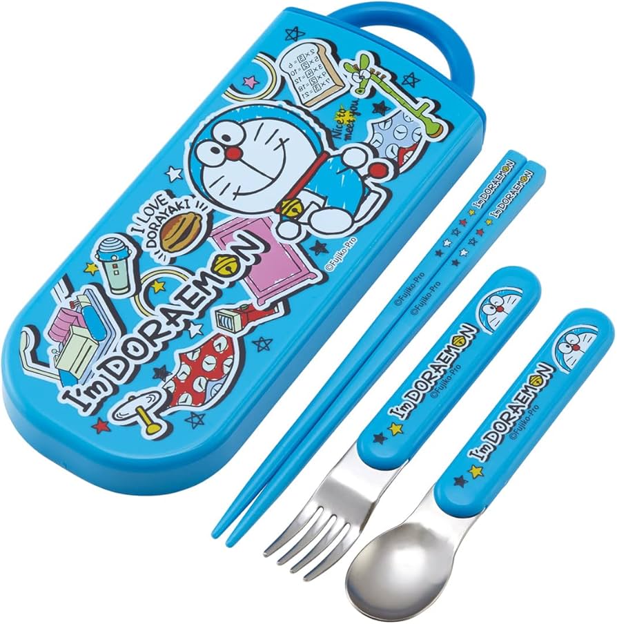 Amazon｜スケーター トリオセット 箸 スプーン フォーク ドラえもん