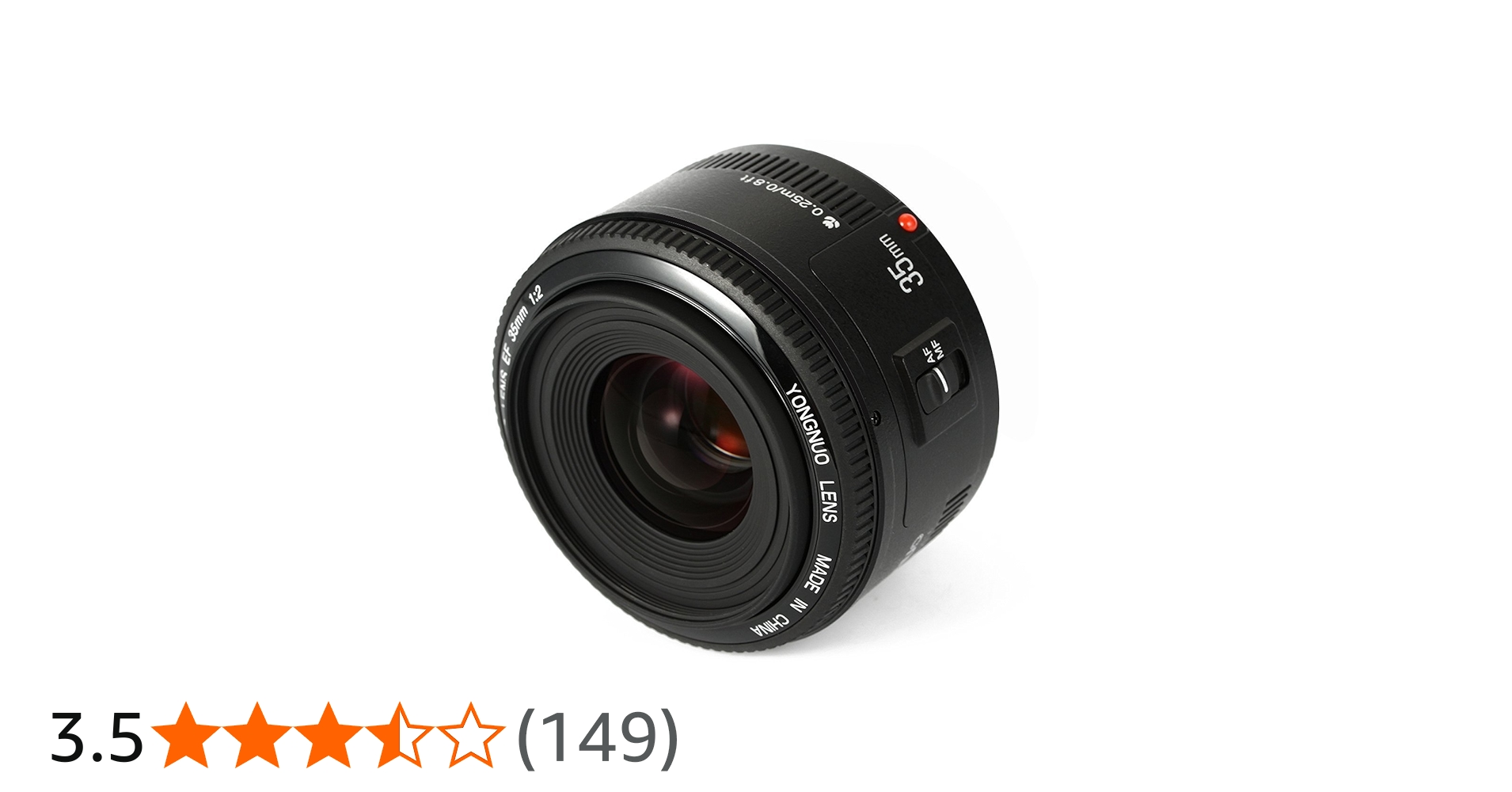 Amazon.co.jp: YONGNUO Canon YN35mm F2 単焦点レンズ キャノン EF